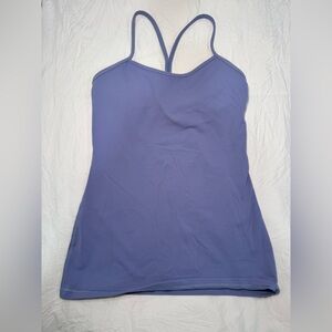 Lululemon Athletica Lavender Purple Racerback Athletic Tank Top with Built-In Br